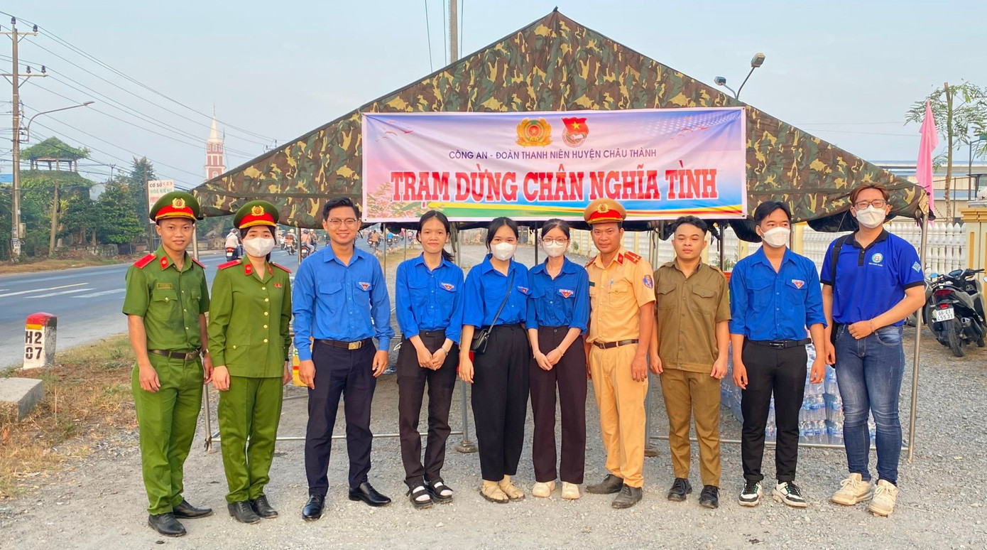 Trạm dừng chân nghĩa tình huyện Châu Thành, tỉnh Đồng Tháp