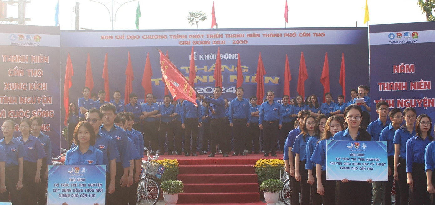 Cần Thơ khởi động Tháng Thanh niên 2024. Cần Thơ khởi động Tháng Thanh niên 2024.