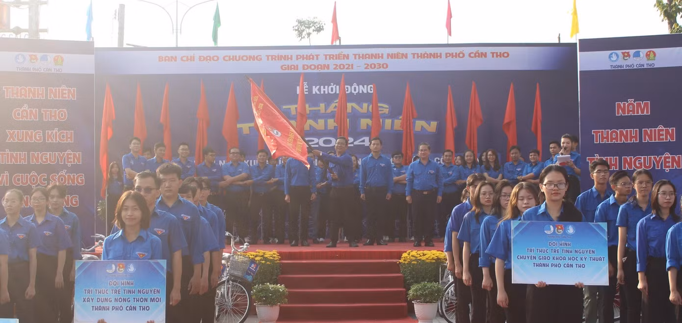 Cần Thơ khởi động Tháng Thanh niên 2024. Cần Thơ khởi động Tháng Thanh niên 2024.