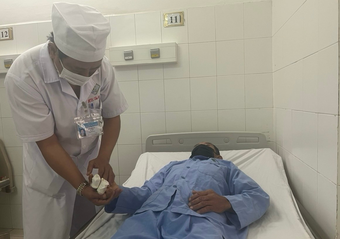 Bệnh nhân ổn định sau phẫu thuật. Bệnh nhân ổn định sau phẫu thuật.