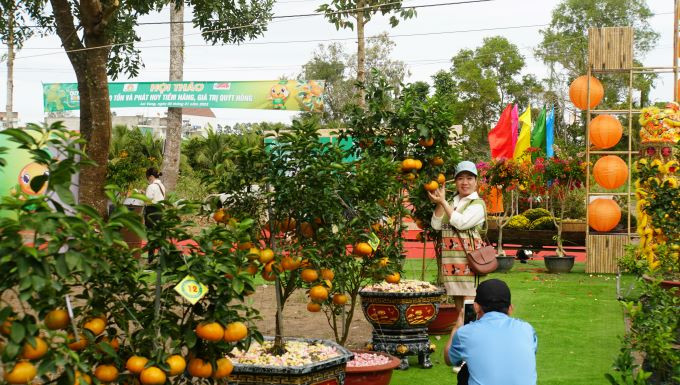 Để phát huy một cách hiệu quả tiềm năng cây quýt hồng, Giám đốc Sở Công Thương Đồng Tháp đề nghị huyện cần tiếp tục khuyến khích người nông dân nói chung, người trồng quýt hồng nói riêng ứng dụng khoa học, công nghệ tiên tiến vào sản xuất để sản phẩm làm ra bảo đảm lợi thế cạnh tranh và đáp ứng yêu cầu thị trường, nâng cao hiệu quả kinh tế. Đồng thời thúc đẩy hợp tác, liên kết nhằm phát huy chuỗi giá trị cho nông sản. Ngoài ra, đề nghị các sở, ngành tỉnh tiếp tục hỗ trợ Lai Vung trong quá trình thực hiện Đề án bảo tồn Quýt hồng cũng như các chương trình phát triển kinh tế- xã hội khác, nhằm tạo điều kiện cho Lai Vung cùng các huyện, thành phố trong tỉnh đóng góp ngày càng xứng đáng hơn vào sự phát triển chung của xứ sở đất Sen hồng. Ảnh: Hòa Hội