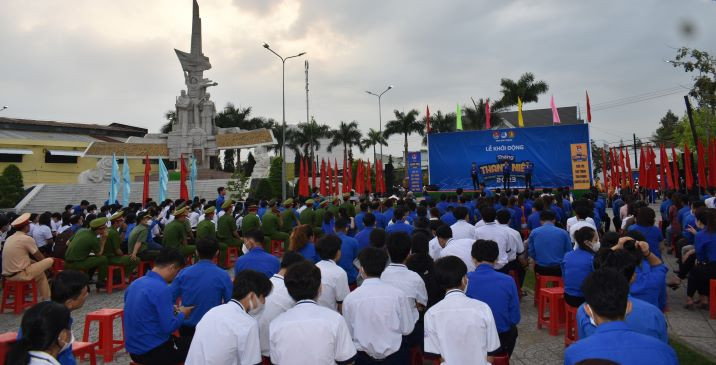 Quang cảnh buổi khởi động Tháng thanh niên Quang cảnh buổi khởi động Tháng thanh niên