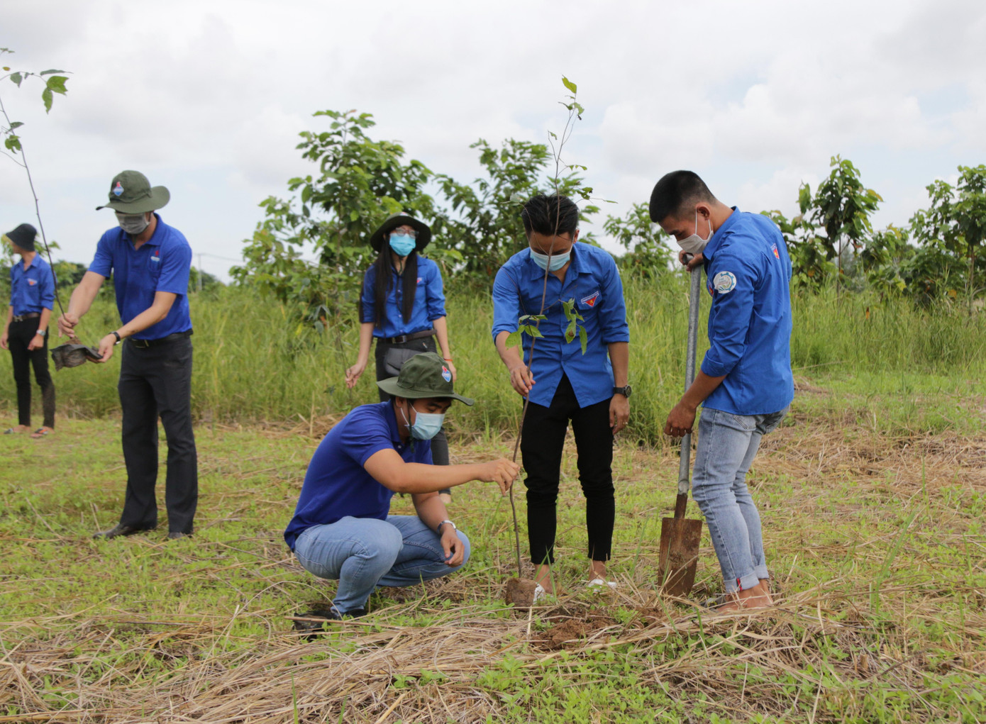 ĐVTN tham gia trồng cây xanh ĐVTN tham gia trồng cây xanh