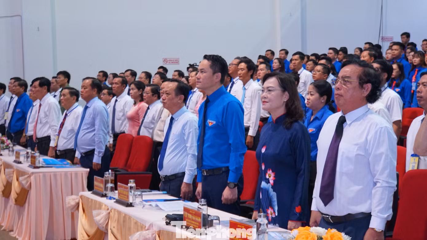 Lãnh đạo Trung ương Hội LHTN Việt Nam, tỉnh Bạc Liêu tham dự đại hội. Ảnh: Hòa Hội