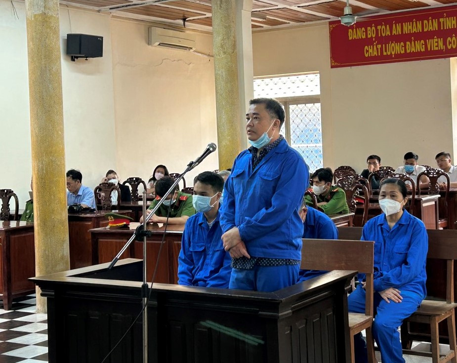 Bị cáo Trần Trí Mãnh tại phiên tòa. Ảnh: PV