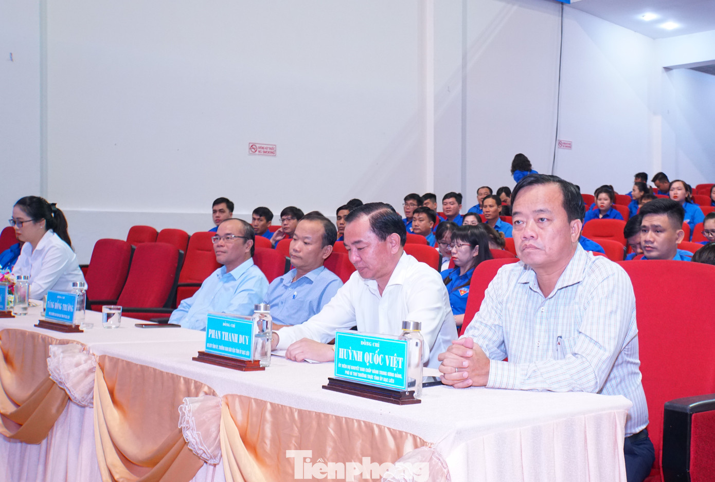 Ông Huỳnh Quốc Việt - Phó Bí thư thường trực Tỉnh ủy Bạc Liêu tham dự chương trình. Ảnh: Hòa Hội Ông Huỳnh Quốc Việt - Phó Bí thư thường trực Tỉnh ủy Bạc Liêu tham dự chương trình. Ảnh: Hòa Hội