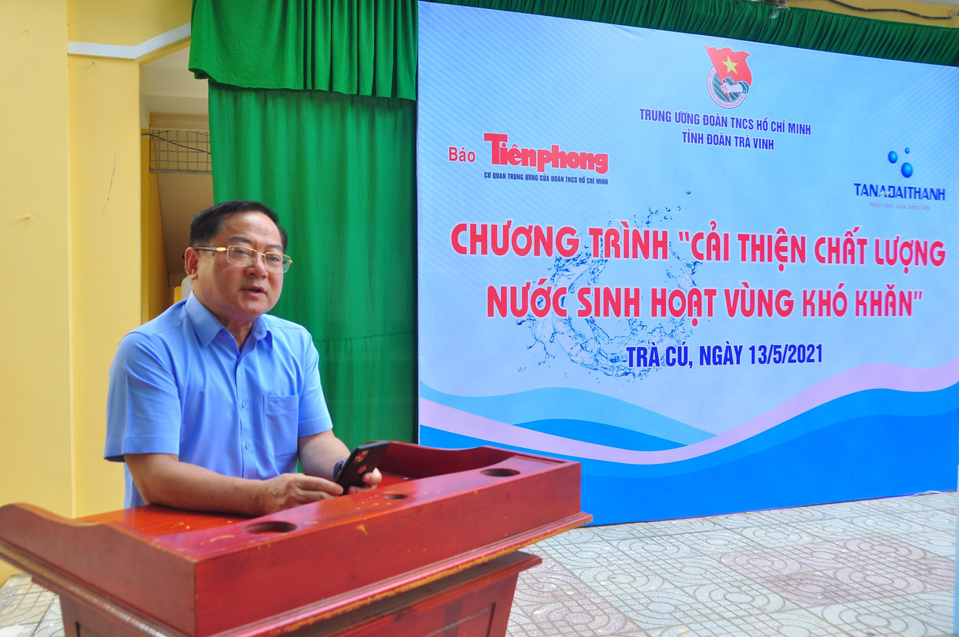 Nhà báo Lê Xuân Sơn, Tổng biên tập báo Tiền Phong phát biểu Nhà báo Lê Xuân Sơn, Tổng biên tập báo Tiền Phong phát biểu