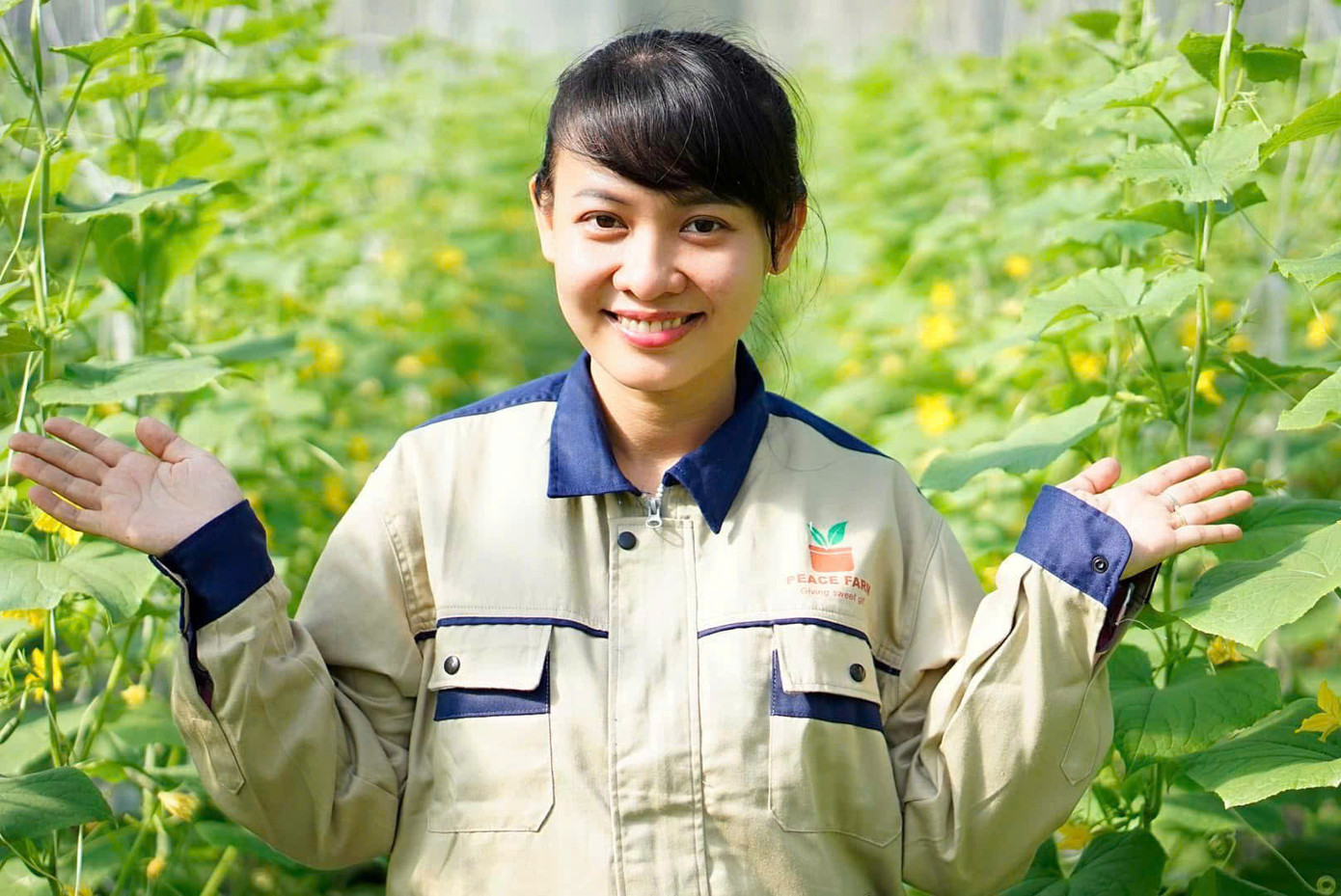 Chị Lê Ngọc Hiền - khởi nghiệp với farm dưa dưới công nghệ cao tại Vĩnh Long. Chị Lê Ngọc Hiền - khởi nghiệp với farm dưa dưới công nghệ cao tại Vĩnh Long.