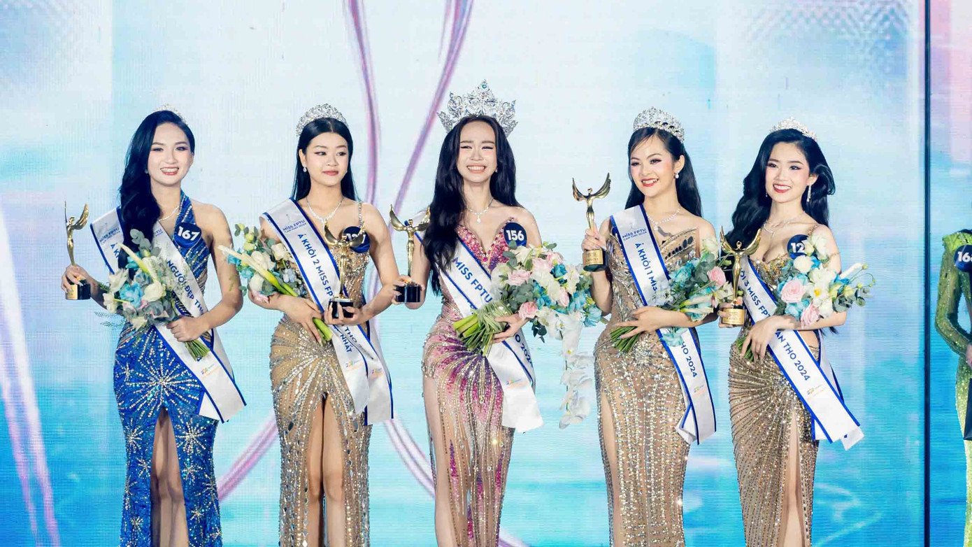 Top 5 cuộc thi Miss FPTU Cần Thơ 2024. Top 5 cuộc thi Miss FPTU Cần Thơ 2024.