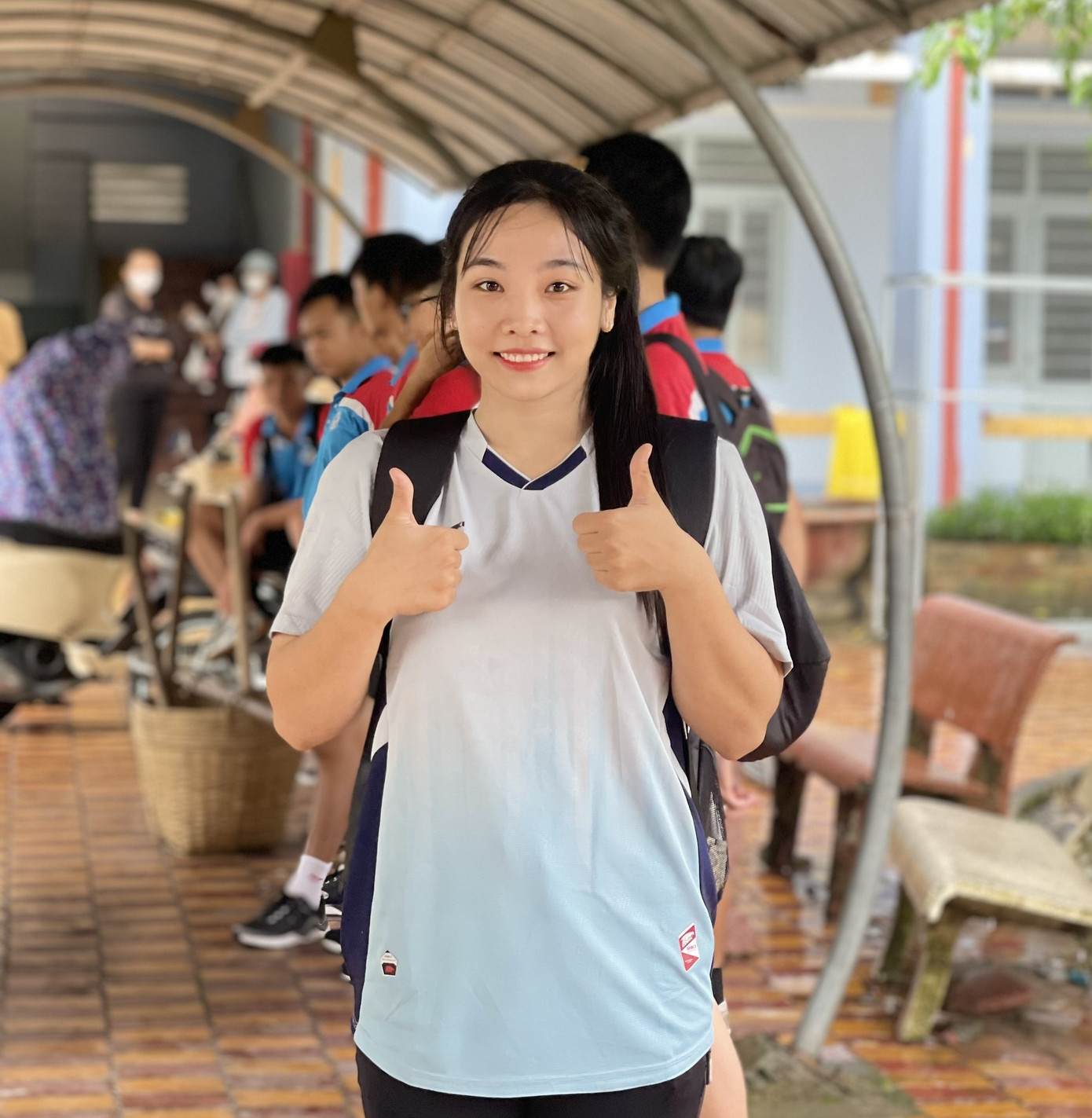 Thảo Ngân đang học năm 3 ngành Giáo dục thể chất, Quốc phòng và an ninh - trường Đại học Đồng Tháp. Cô cho biết, dự kiến đến đầu năm 2024 sẽ trở ra Hà Nội để tập luyện cùng đội tuyển quốc gia.