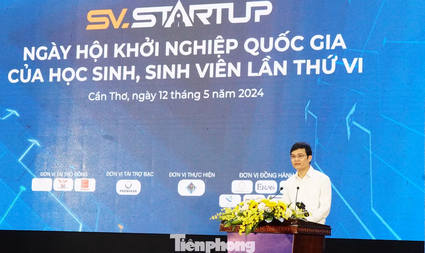 Anh Bùi Quang Huy - Bí thư Thứ nhất T.Ư Đoàn. Ảnh: Hòa Hội
