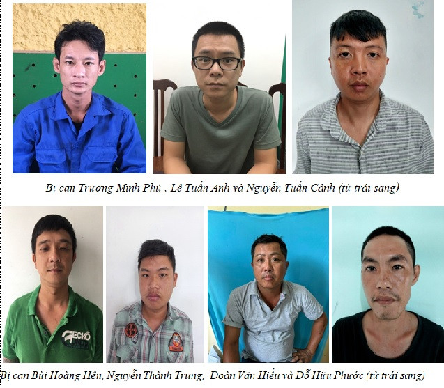 Các đối tượng trong đường dây mua bán trái phép vũ khí quân dụng bị đề nghị truy tố.