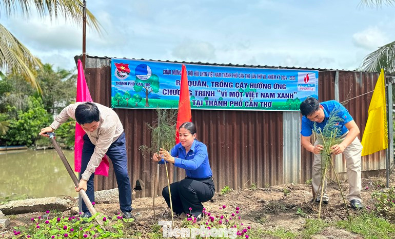 Hoạt động trồng cây xanh sau lễ. Hoạt động trồng cây xanh sau lễ.