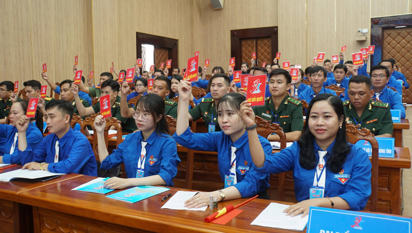 Đại biểu tham gia biểu quyết