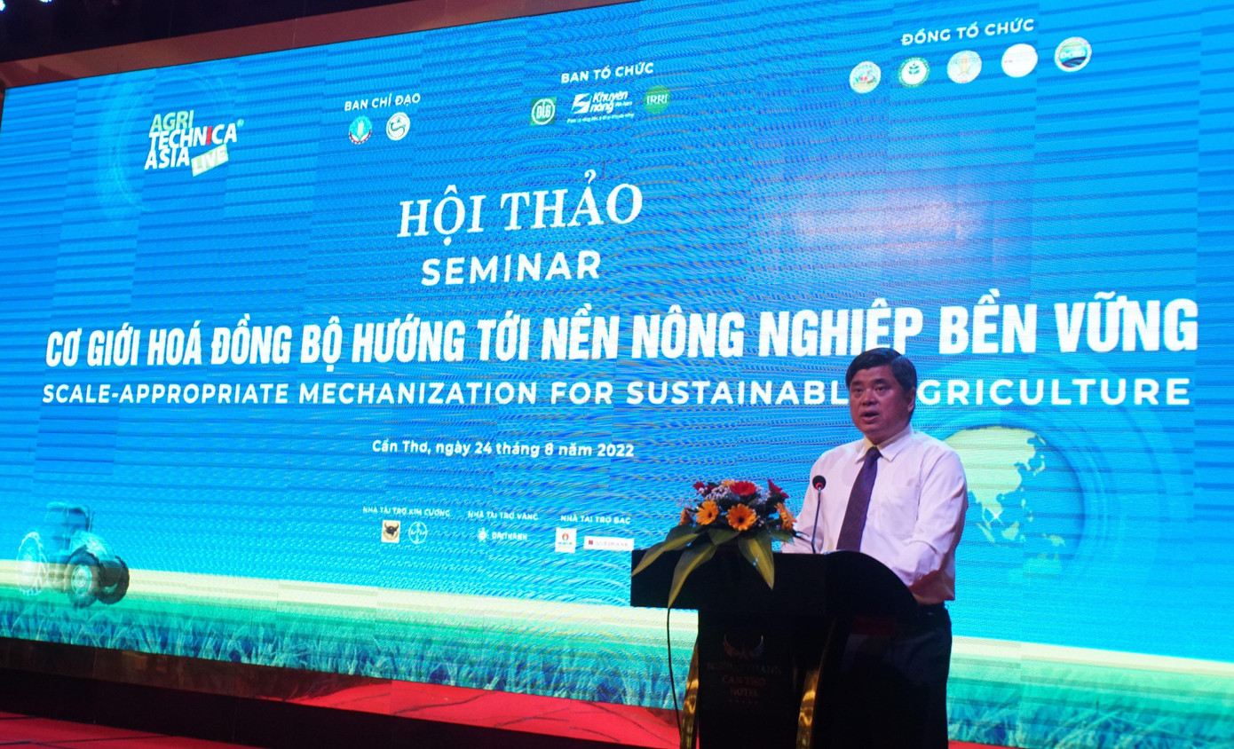 Ông Trần Thanh Nam, Thứ trưởng Bộ NN&amp;PTNT phát biểu. Ảnh: Hòa Hội