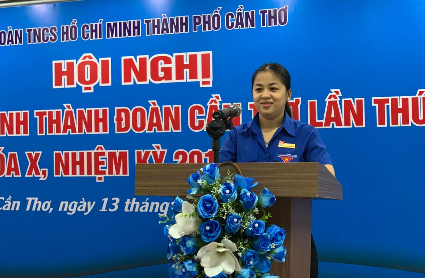 Bí thư Thành đoàn Cần Thơ Lư Thị Ngọc Anh