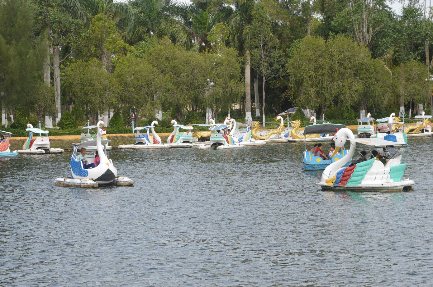 Một góc Hồ Nước Ngọt tại Sóc Trăng