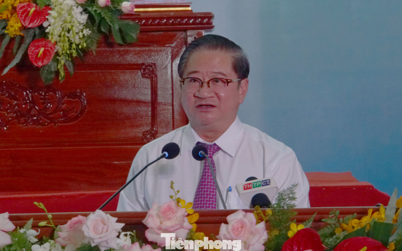 Ông Trần Việt Trường - Chủ tịch UBND TP. Cần Thơ phát biểu. Ảnh: Hòa Hội