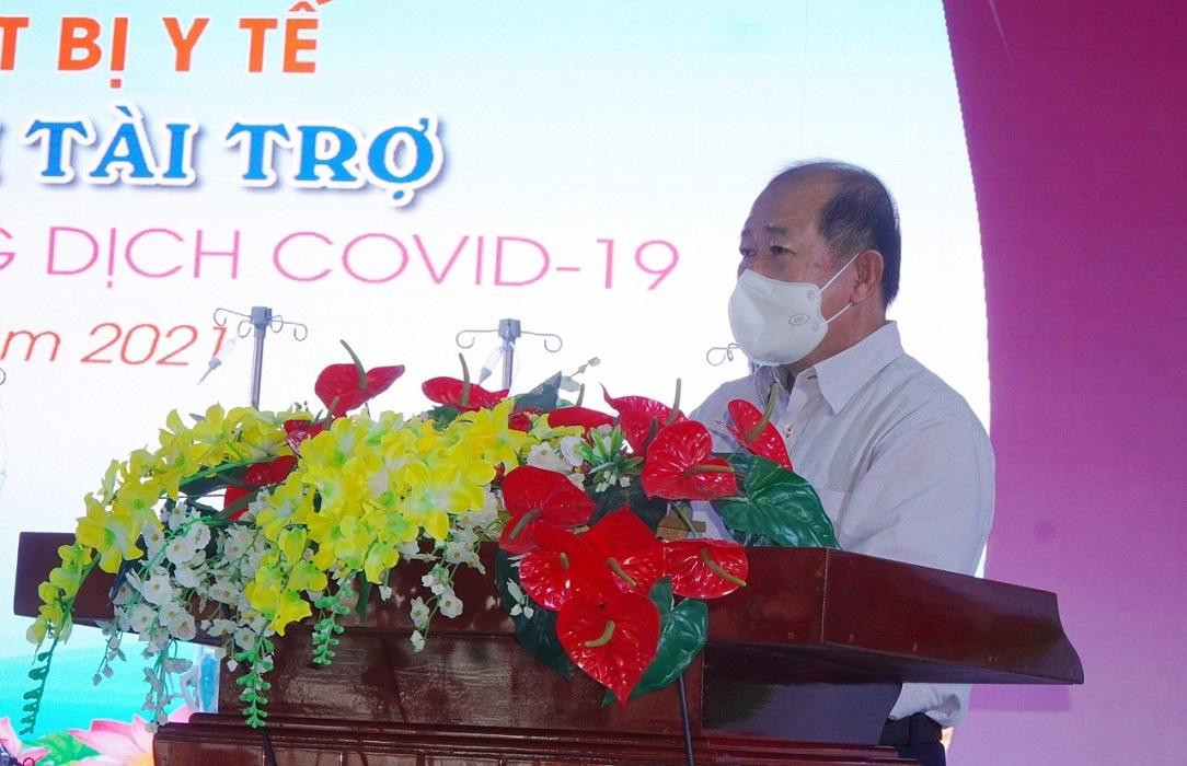 Ông Đoàn Tấn Bửu, Phó Chủ tịch UBND tỉnh Đồng Tháp phát biểu