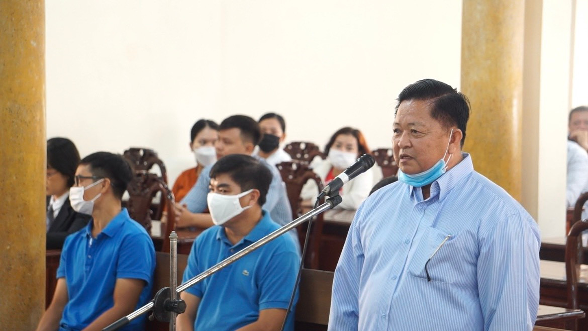 Bị cáo Nguyễn Bá Quận tại tòa. Ảnh: