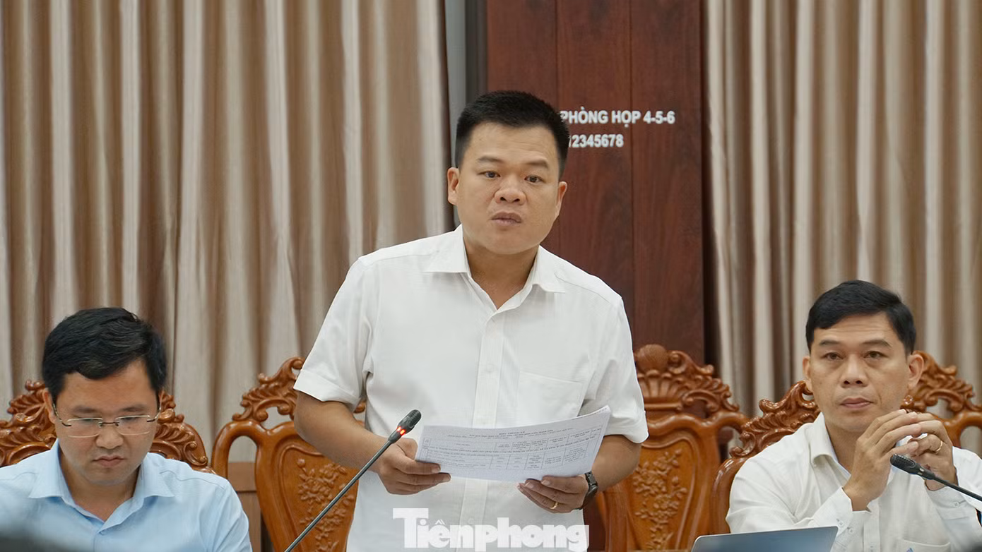 Anh Nguyễn Hải Nam - Phó Chánh Văn phòng T.Ư Đoàn phát biểu tại buổi làm việc. Ảnh: Hòa Hội. Anh Nguyễn Hải Nam - Phó Chánh Văn phòng T.Ư Đoàn phát biểu tại buổi làm việc. Ảnh: Hòa Hội.