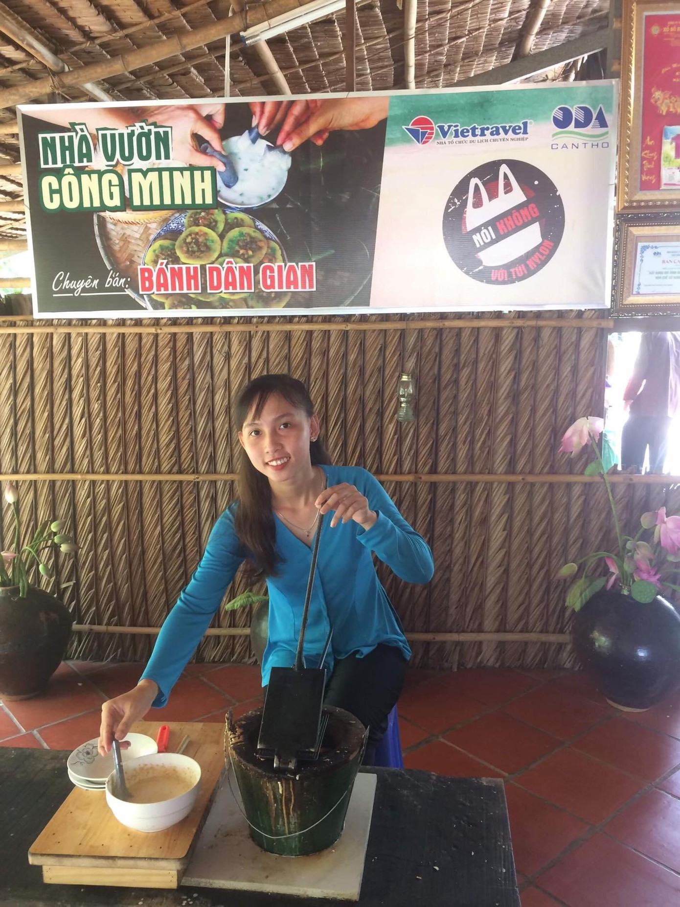 Trâm làm bánh dân gian