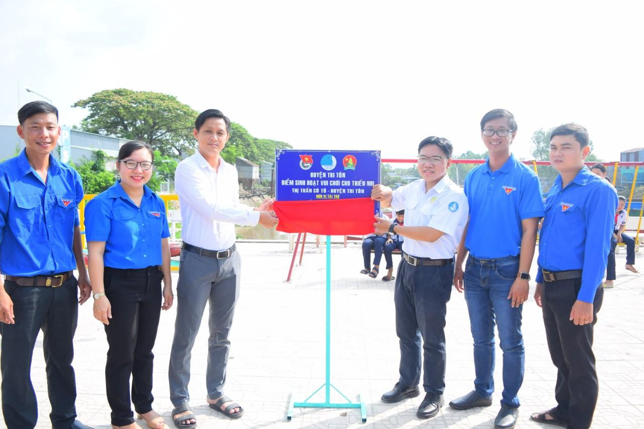 Trường đại học An Giang khánh thành điểm vui chơi cho thiếu nhi