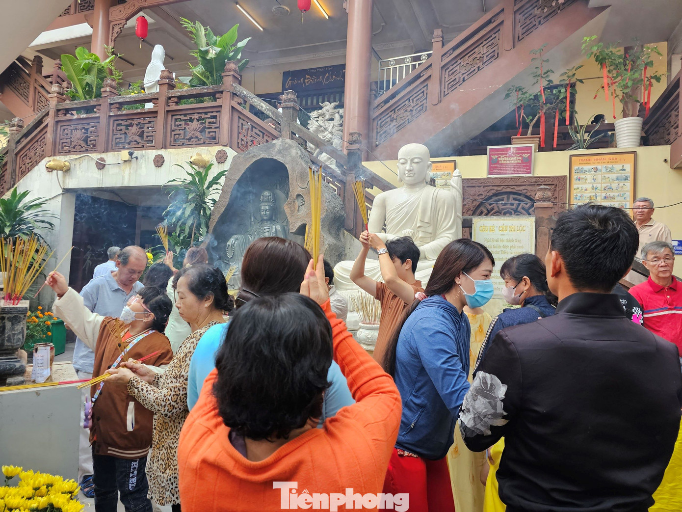 Chùa Phật Học - ngôi chùa nổi tiếng linh thiêng với nét đẹp cổ kính ở giữa lòng Tây Đô. Ảnh: Hòa Hội