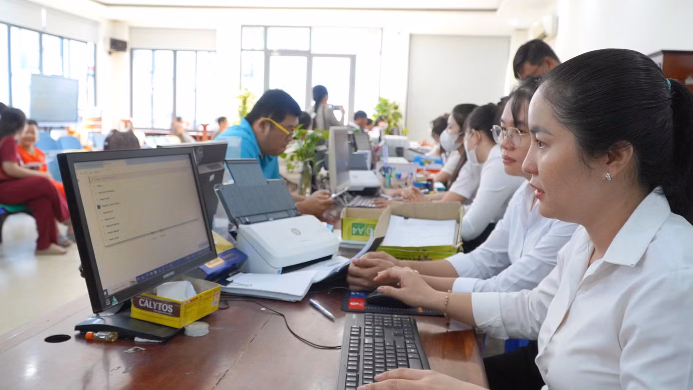 Vận hành thử nghiệm Trung tâm hành chính công phường Cao Lãnh, tỉnh Đồng Tháp.