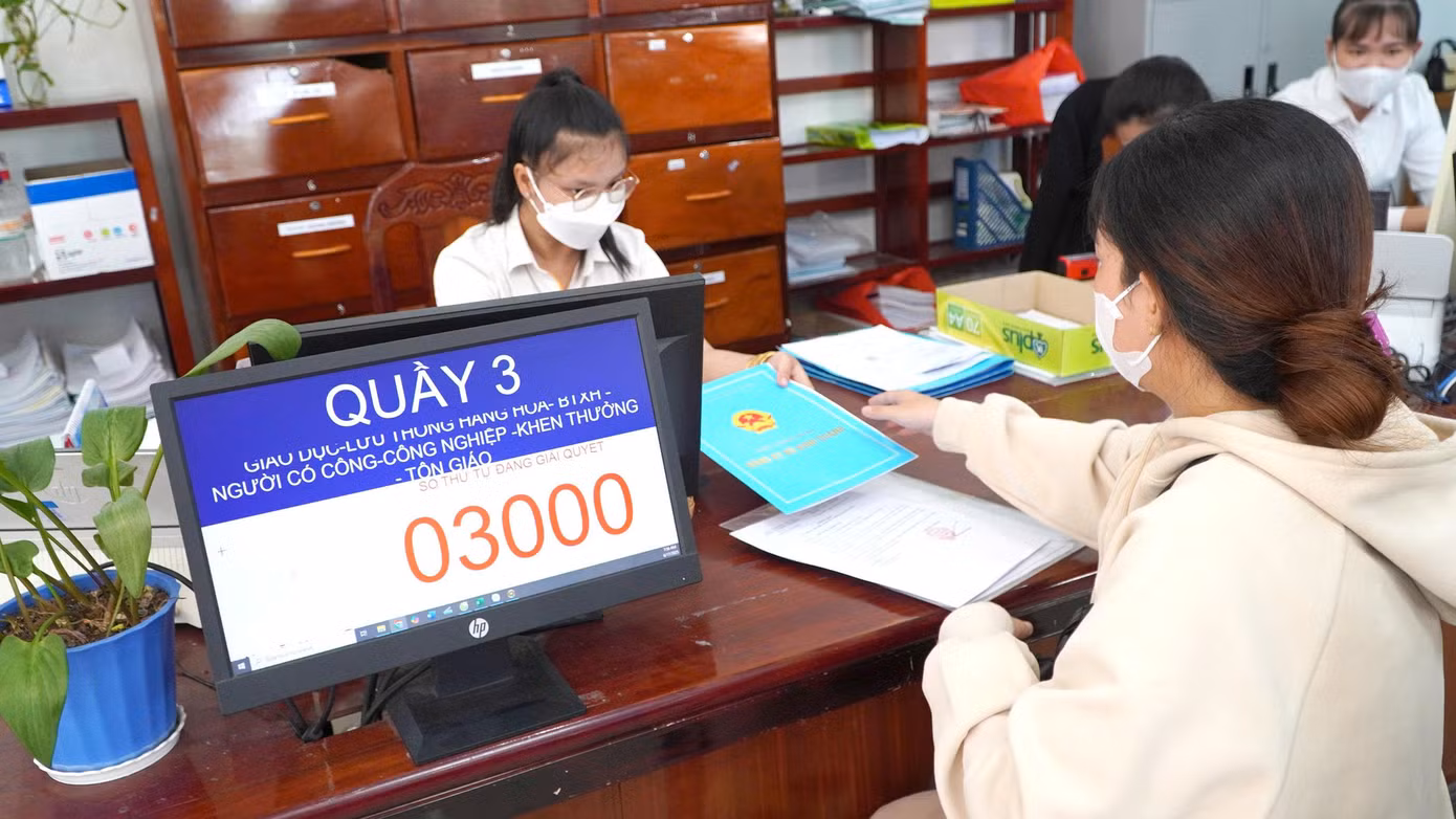 Vận hành thử nghiệm Trung tâm hành chính công tại phường Cao Lãnh.