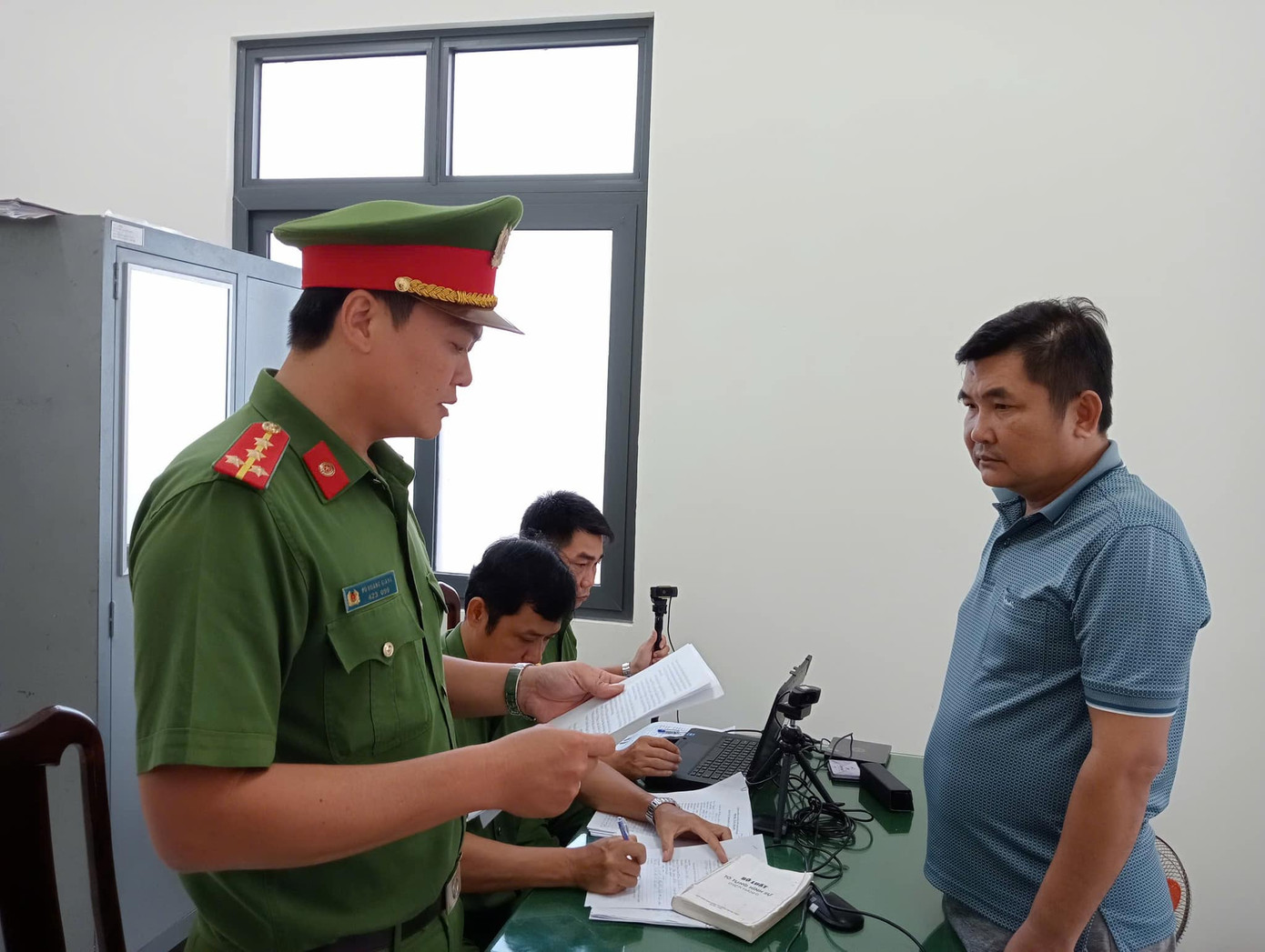 Bị can trong đường dây đánh bạc qua mạng. Ảnh: CA BT Bị can trong đường dây đánh bạc qua mạng. Ảnh: CA BT