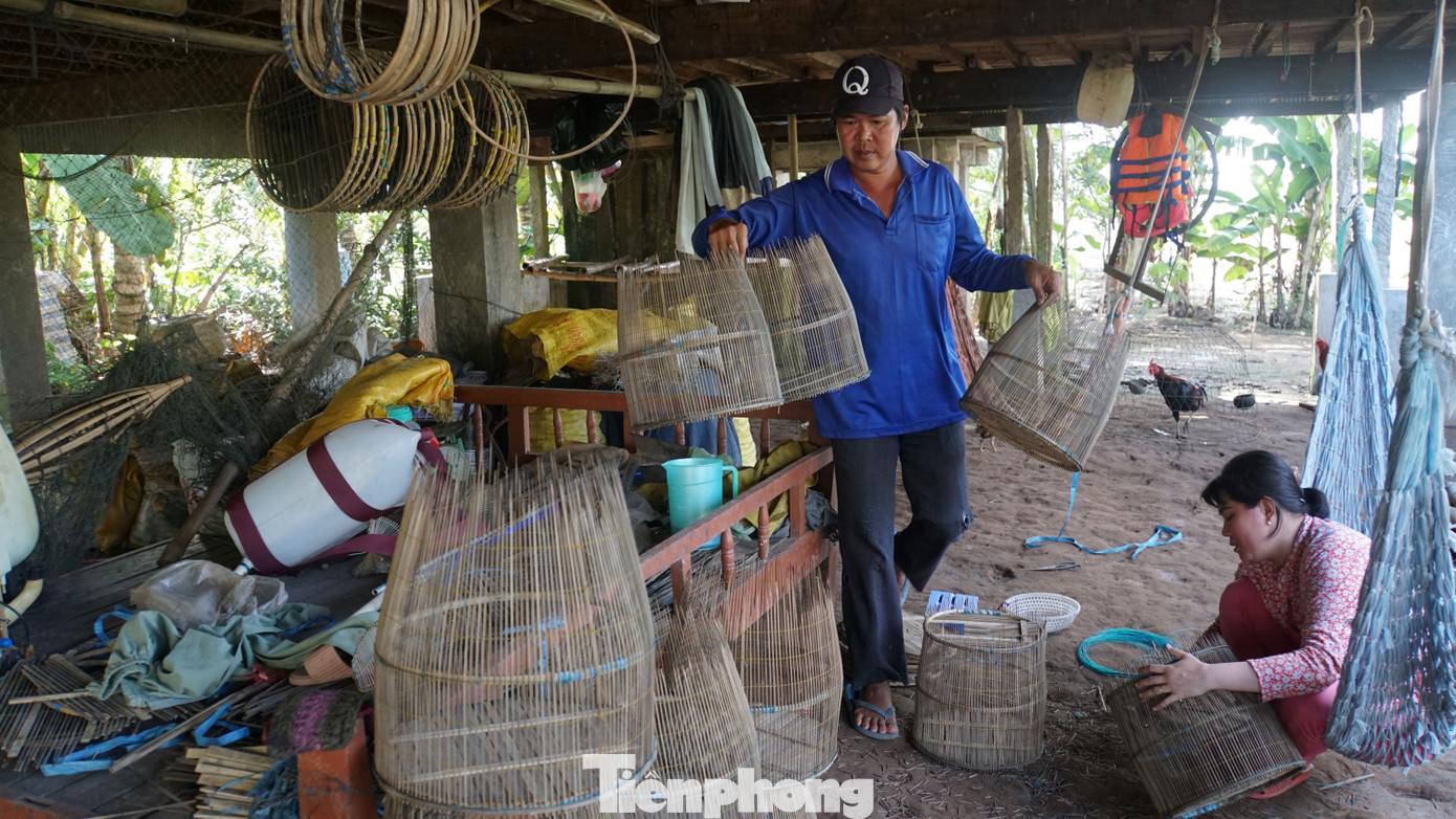 Lọp được làm hoàn thành. Ảnh: Hòa Hội.