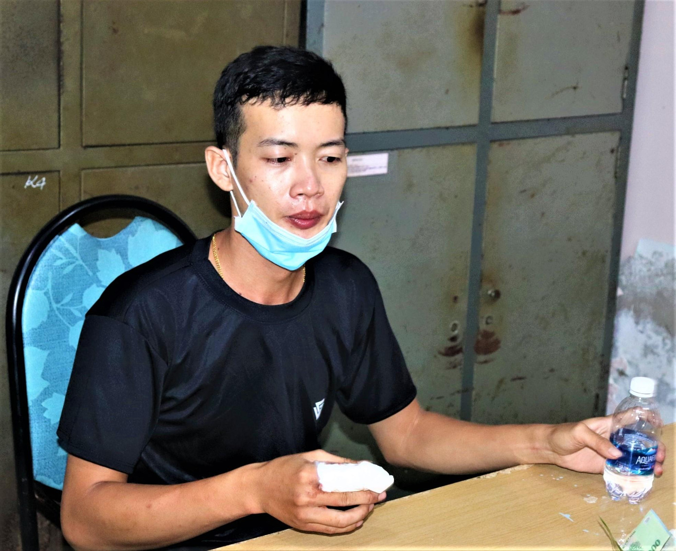 Lý Văn Phương tại cơ quan công an Lý Văn Phương tại cơ quan công an