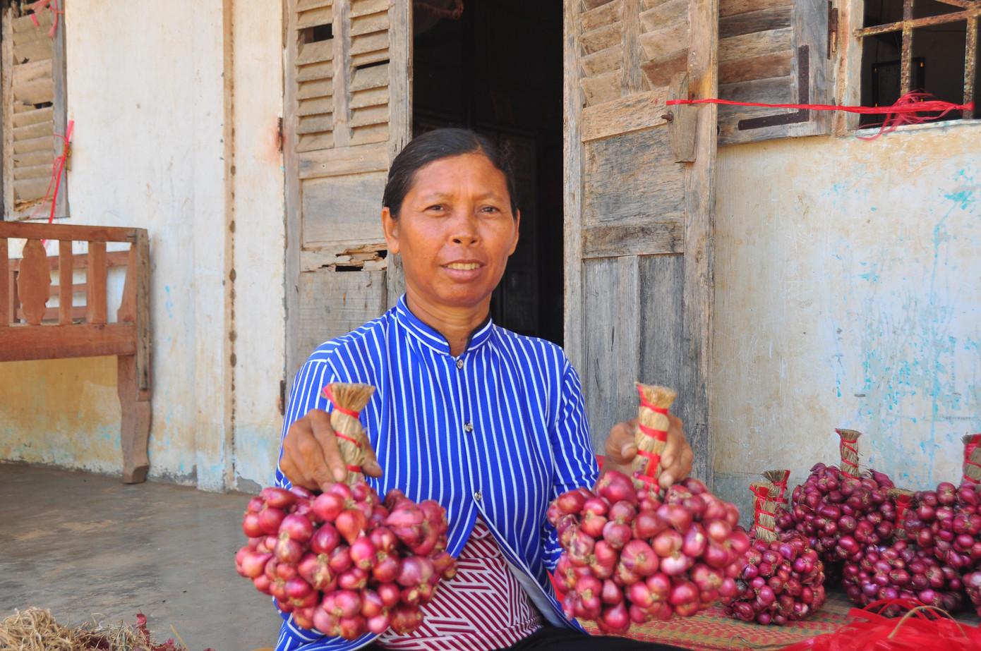 Hành tím đẹp, bắt mắt