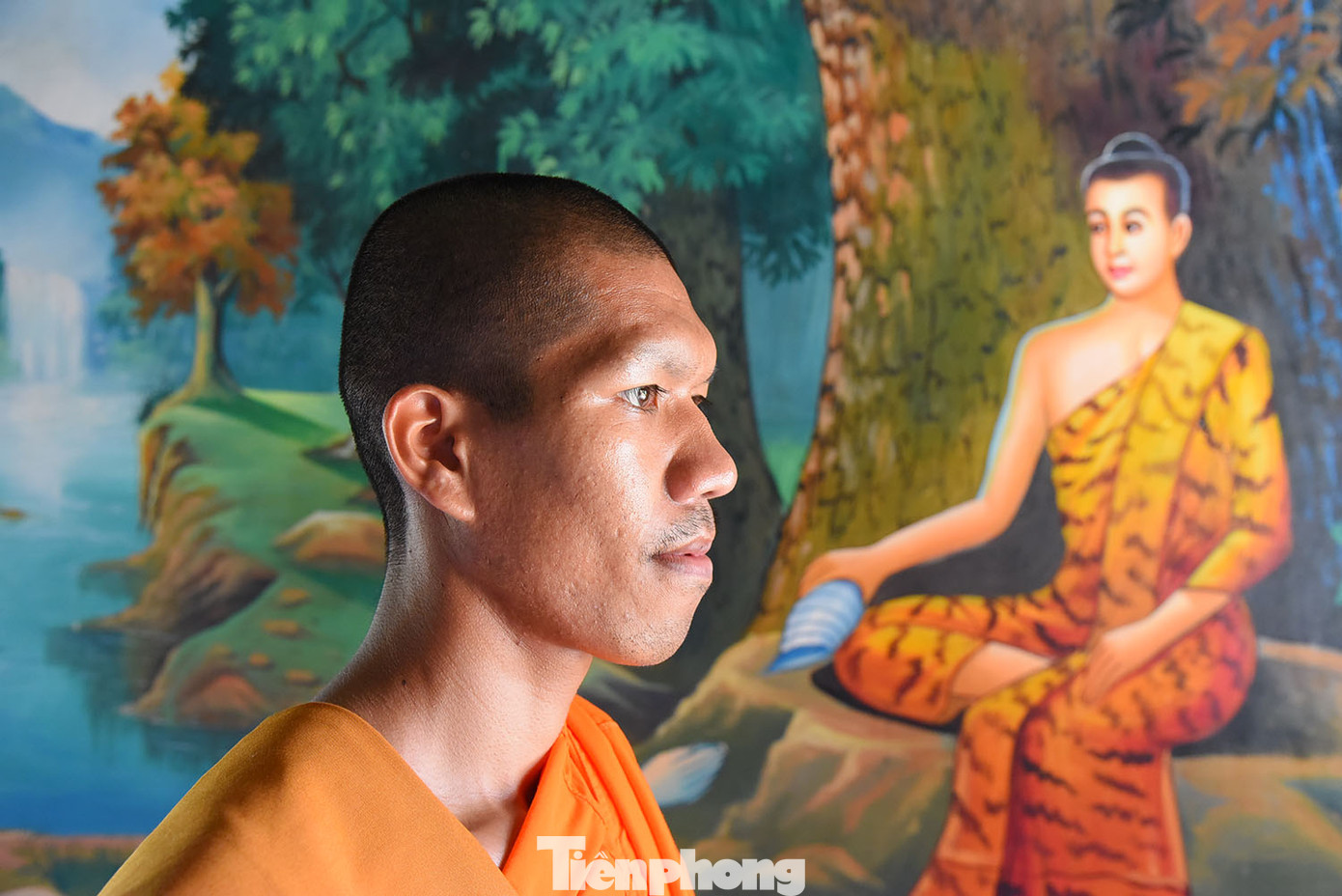 Sư Chau Khi, trụ trì đời thứ 9 của chùa Tà Ngáo. Ảnh: Hòa Hội.