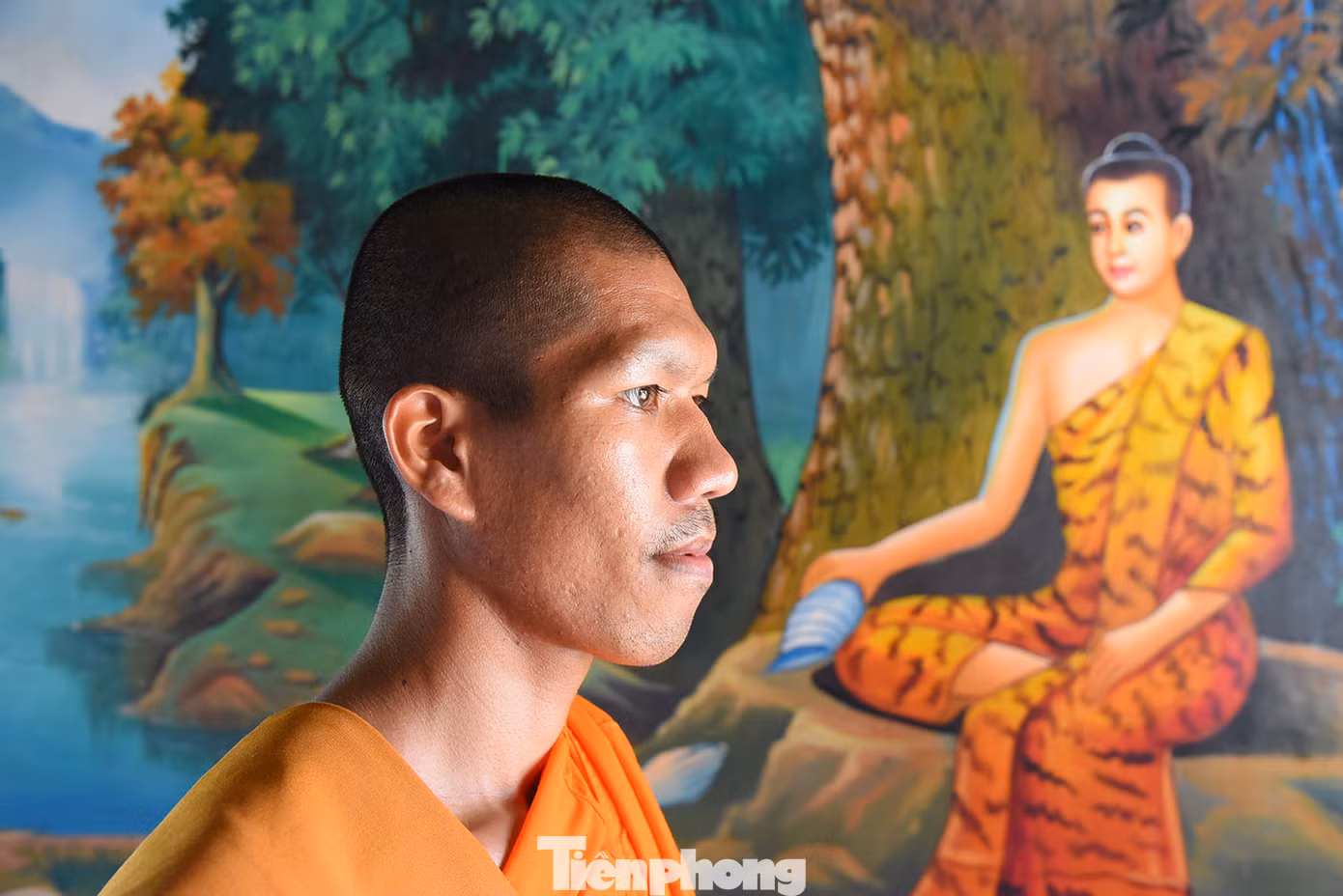 Sư Chau Khi, trụ trì đời thứ 9 của chùa Tà Ngáo. Ảnh: Hòa Hội.