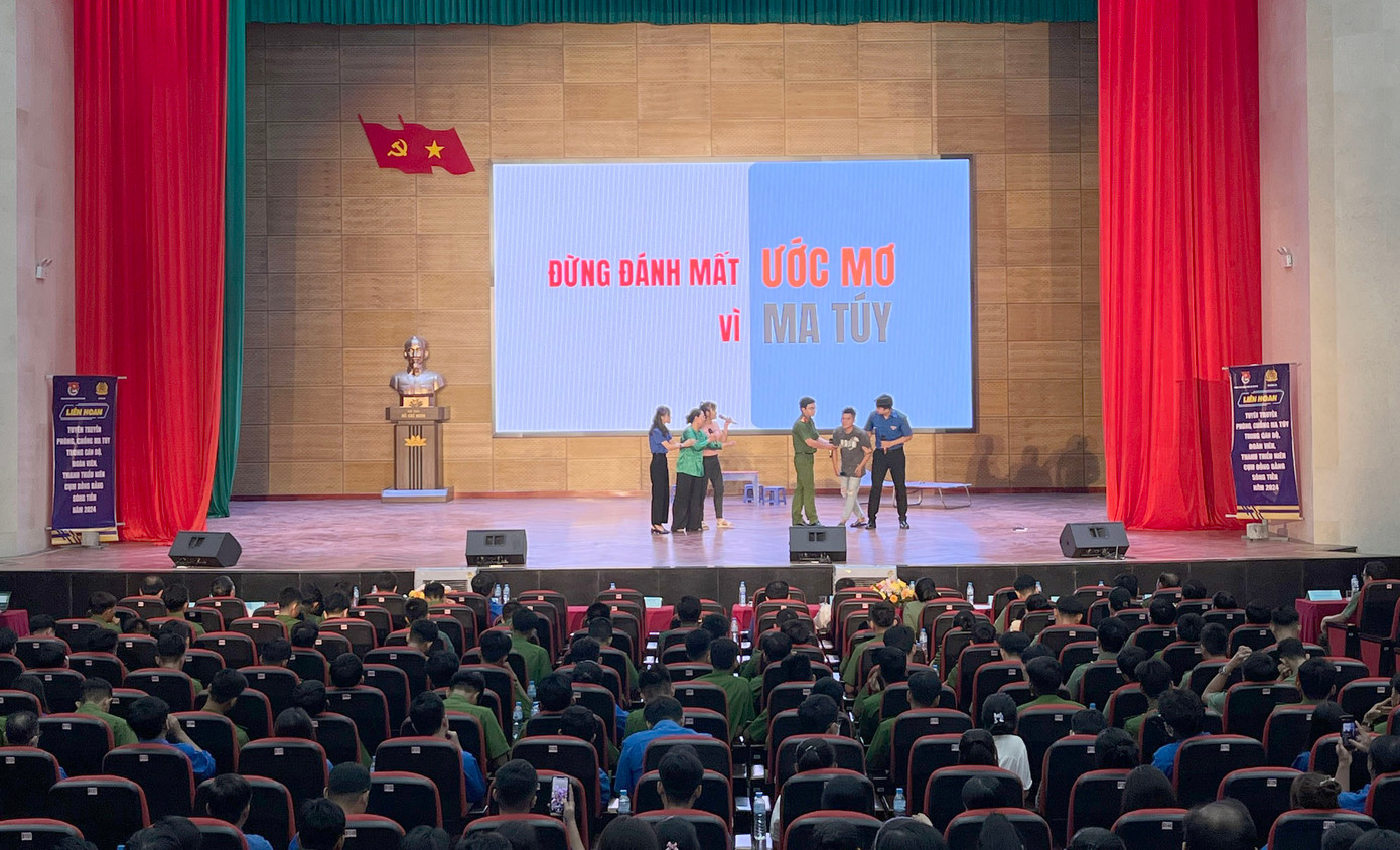 Đơn vị trình bày tiểu phẩm phòng chống ma túy. Đơn vị trình bày tiểu phẩm phòng chống ma túy.