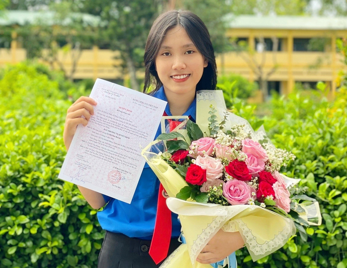 Đảng viên trẻ Lê Thị Như Huỳnh. Ảnh: TĐ ĐT