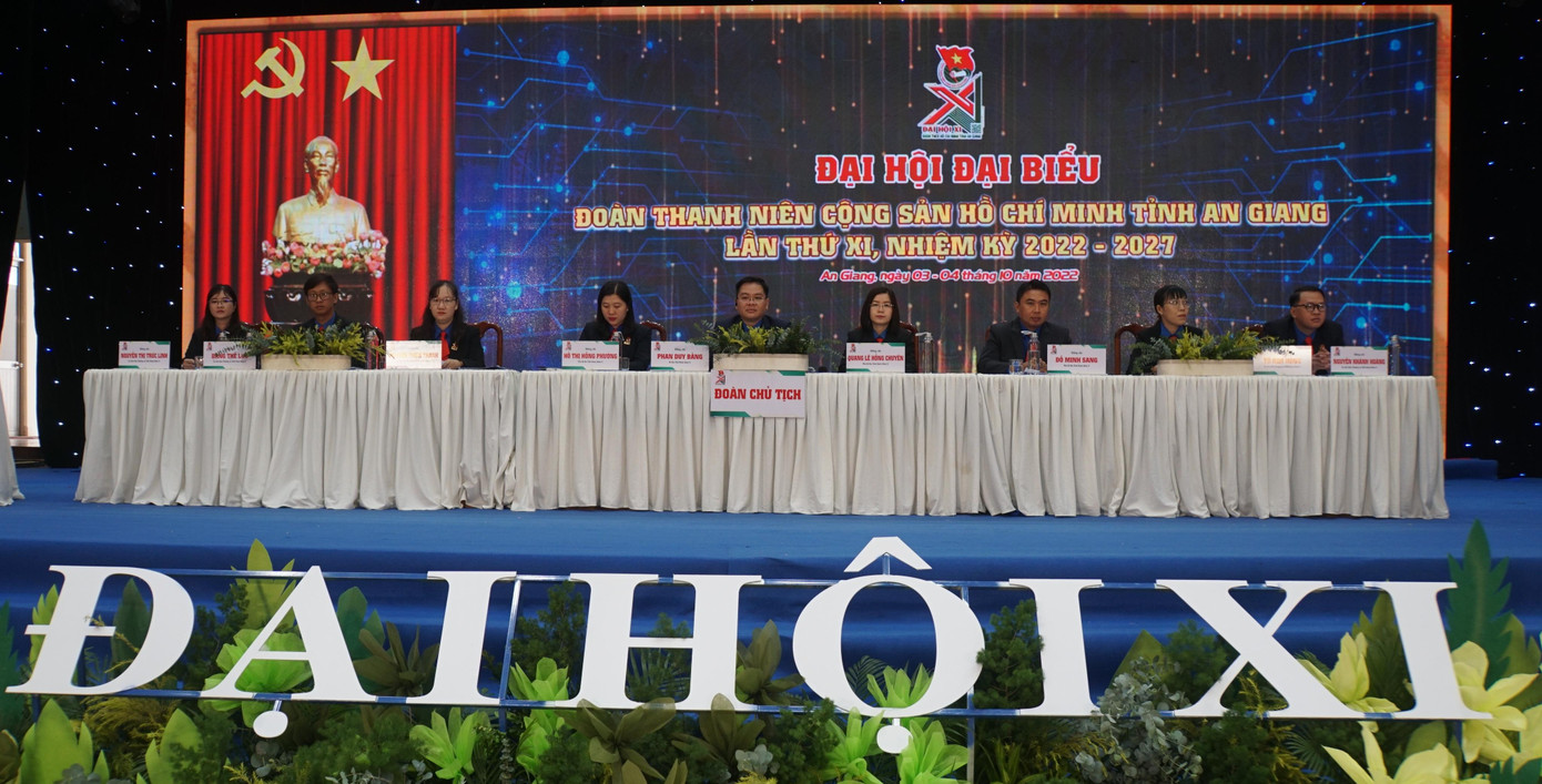 Khai mạc Đại hội Đại biểu Đoàn TNCS Hồ Chí Minh tỉnh An Giang nhiệm kỳ 2022 - 2027. Ảnh: Hòa Hội