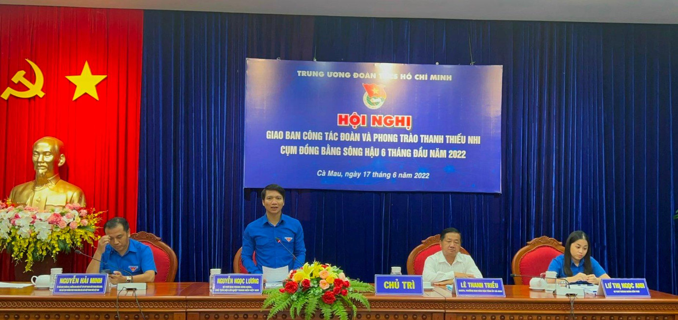 Anh Nguyễn Ngọc Lương, Bí thư Trung ương Đoàn phát biểu. - Ảnh: TĐ CM Anh Nguyễn Ngọc Lương, Bí thư Trung ương Đoàn phát biểu. - Ảnh: TĐ CM