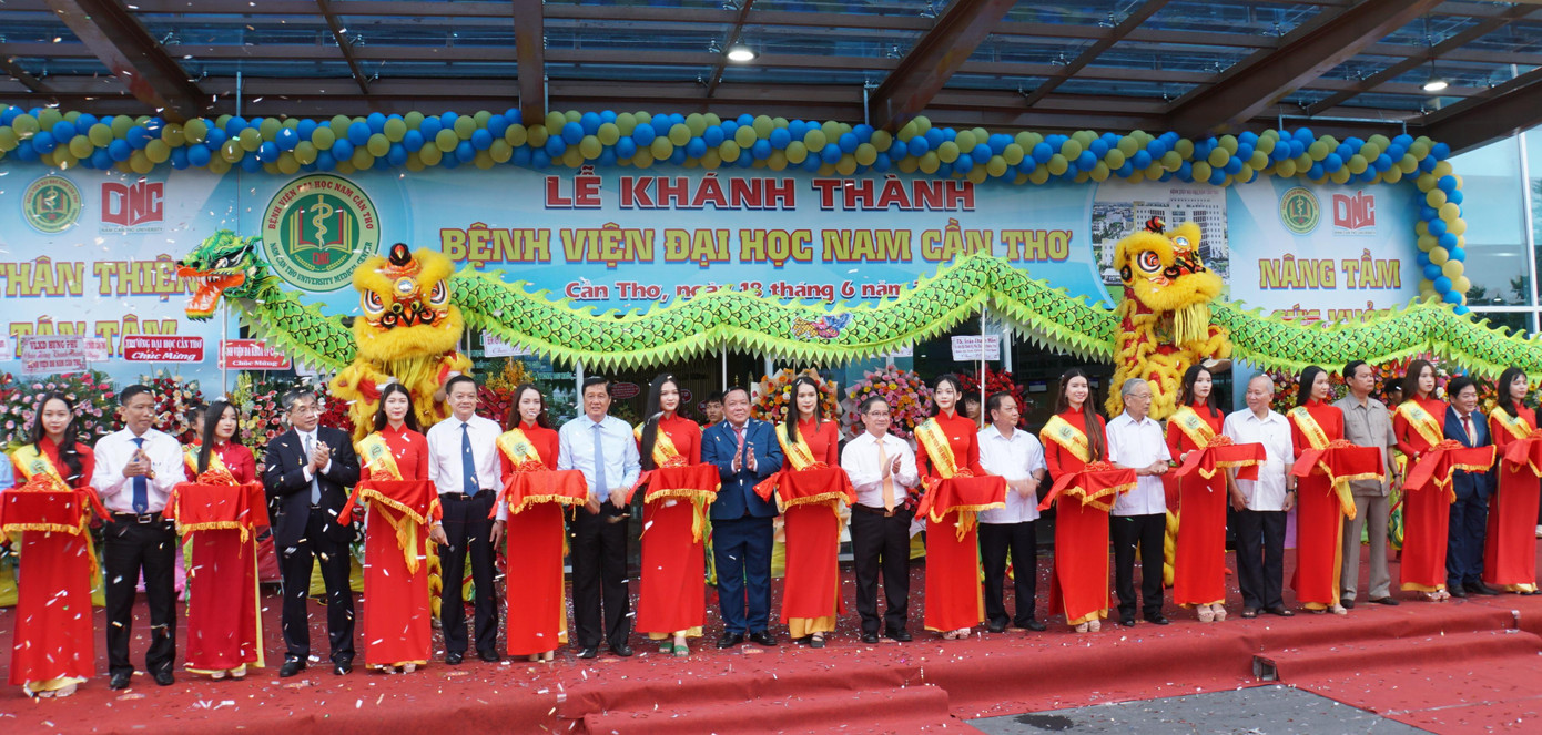 Bệnh viện Đại học Nam Cần Thơ chính thức đi vào hoạt động. - Ảnh: Hòa Hội Bệnh viện Đại học Nam Cần Thơ chính thức đi vào hoạt động. - Ảnh: Hòa Hội