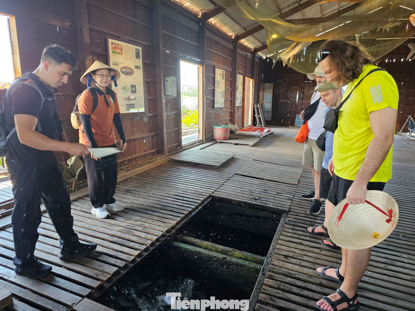 Hiện ông Bảy Bon có trên 30 bè các loại ở cồn Sơn, được thiết kế với hệ thống lồng bè chia thành nhiều ô riêng biệt để nuôi dưỡng từng loại cá khác nhau. Ảnh: Hòa Hội. Hiện ông Bảy Bon có trên 30 bè các loại ở cồn Sơn, được thiết kế với hệ thống lồng bè chia thành nhiều ô riêng biệt để nuôi dưỡng từng loại cá khác nhau. Ảnh: Hòa Hội.