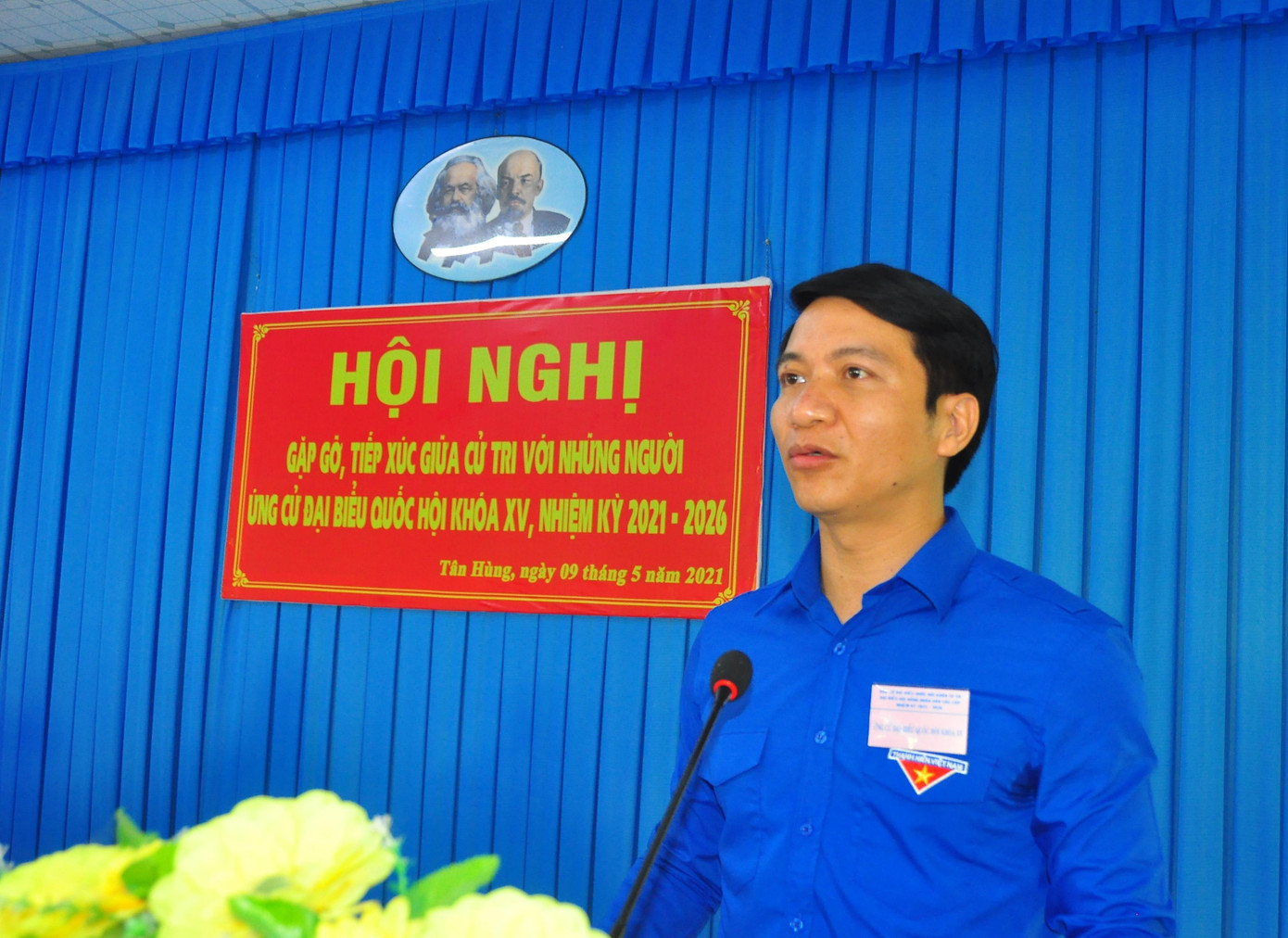 Anh Nguyễn Ngọc Lương, Bí thư Trung ương Đoàn phát biểu