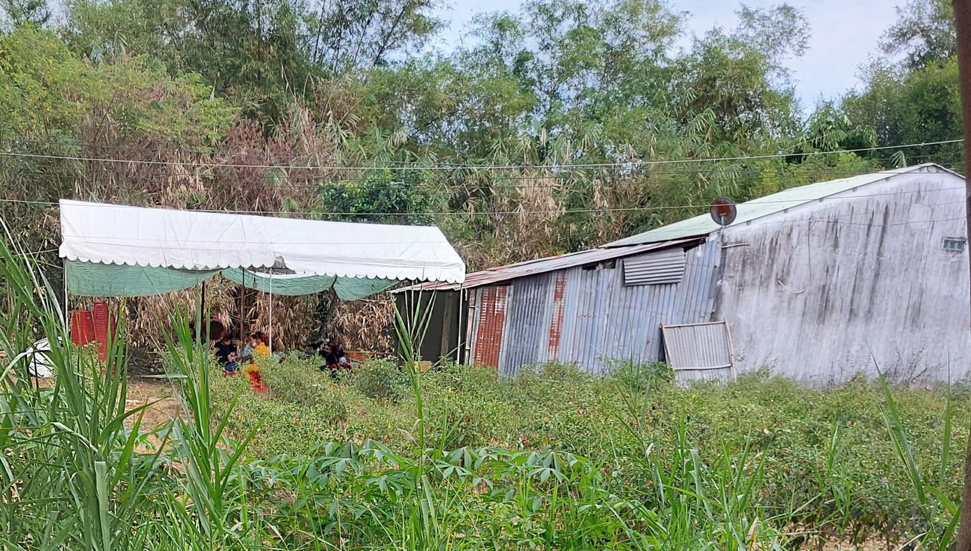 Ngôi nhà ông L.S.R – nơi xảy ra vụ án mạng đau lòng.