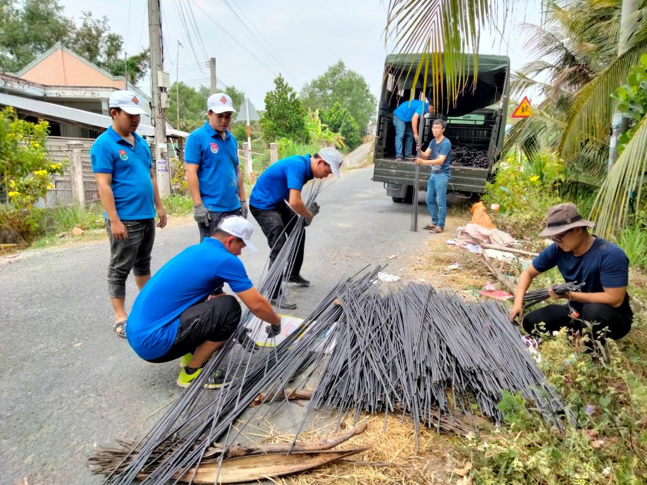 ĐVTN, cán bộ, chiến sỹ tham gia công trình