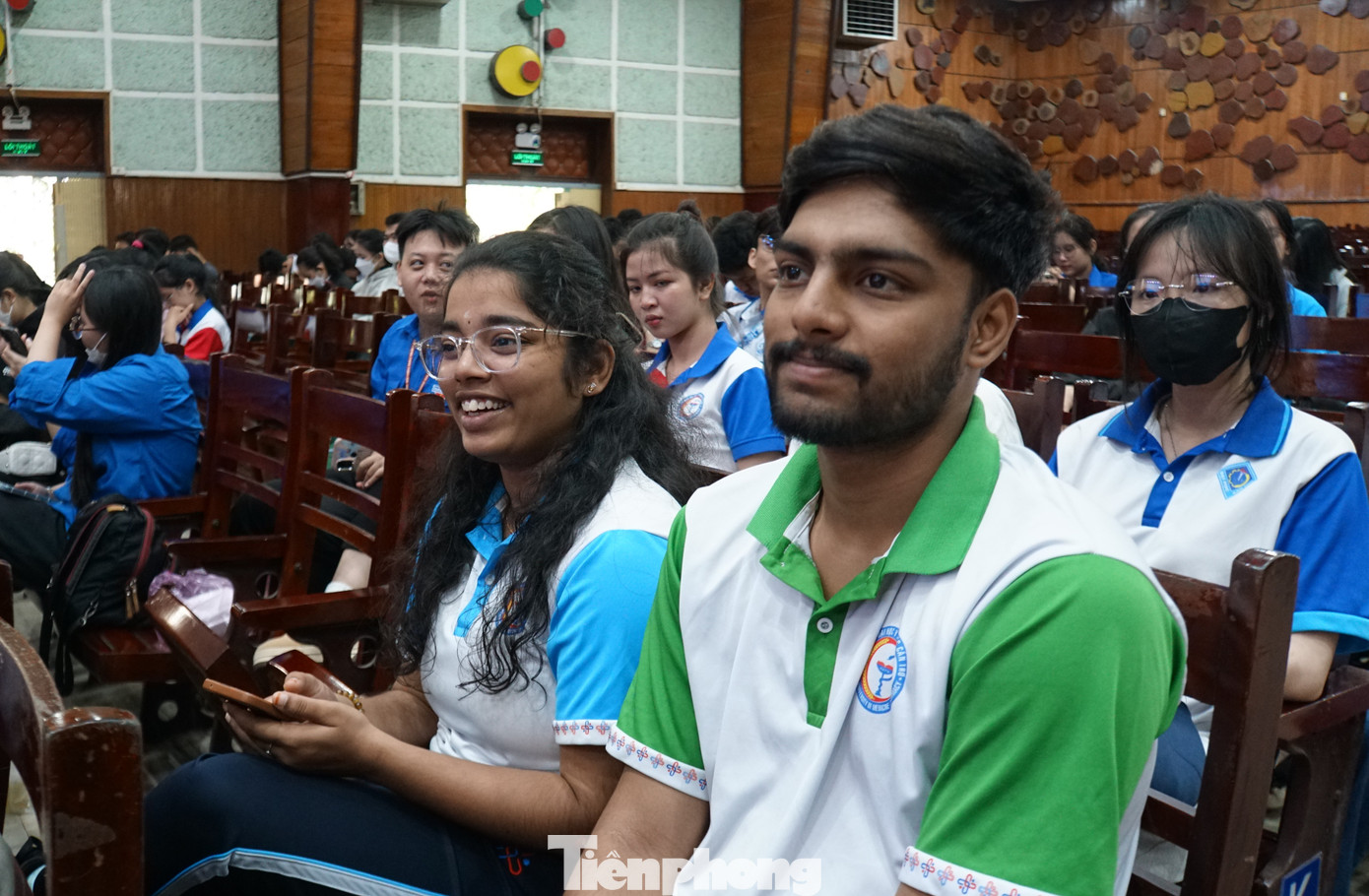 Sinh viên quốc tế đang theo học tại Cần Thơ. Ảnh: Hòa Hội Sinh viên quốc tế đang theo học tại Cần Thơ. Ảnh: Hòa Hội