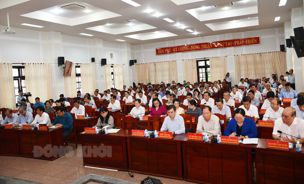 Quang cảnh hội nghị. Ảnh: Báo Đồng Khởi.