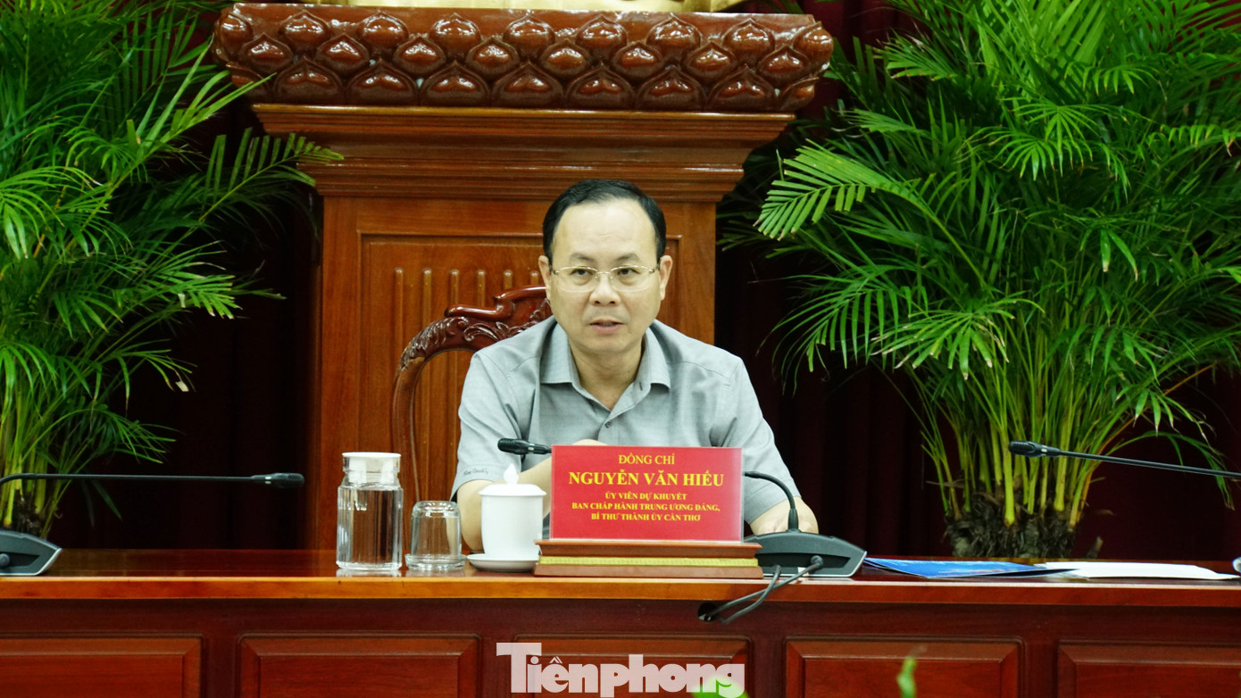 Bí thư Thành ủy Cần Thơ - Nguyễn Văn Hiếu. Ảnh: Hòa Hội Bí thư Thành ủy Cần Thơ - Nguyễn Văn Hiếu. Ảnh: Hòa Hội