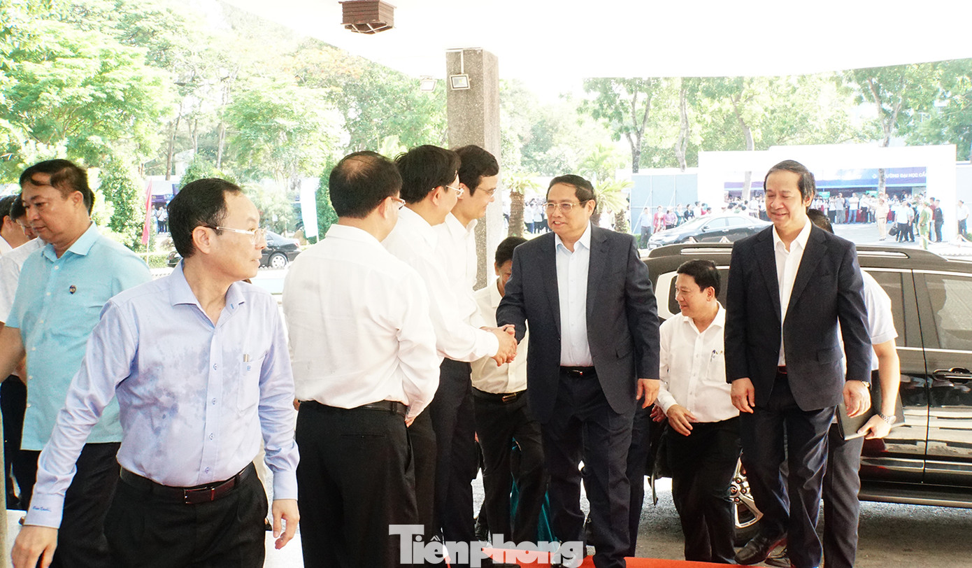 Sáng 12/5, tại Trường Đại học Cần Thơ, Thủ tướng Chính phủ Phạm Minh Chính dự và phát biểu tại Lễ khai mạc Ngày hội Khởi nghiệp Quốc gia của học sinh, sinh viên lần thứ VI năm 2024. Ảnh: Hòa Hội Sáng 12/5, tại Trường Đại học Cần Thơ, Thủ tướng Chính phủ Phạm Minh Chính dự và phát biểu tại Lễ khai mạc Ngày hội Khởi nghiệp Quốc gia của học sinh, sinh viên lần thứ VI năm 2024. Ảnh: Hòa Hội