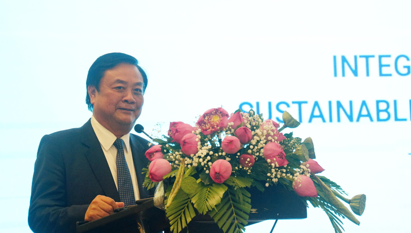 Ông Lê Minh Hoan, Bộ trưởng Bộ NN&PTNT phát biểu. Ông Lê Minh Hoan, Bộ trưởng Bộ NN&PTNT phát biểu.